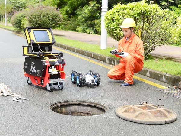 宋洛乡管道机器人检测